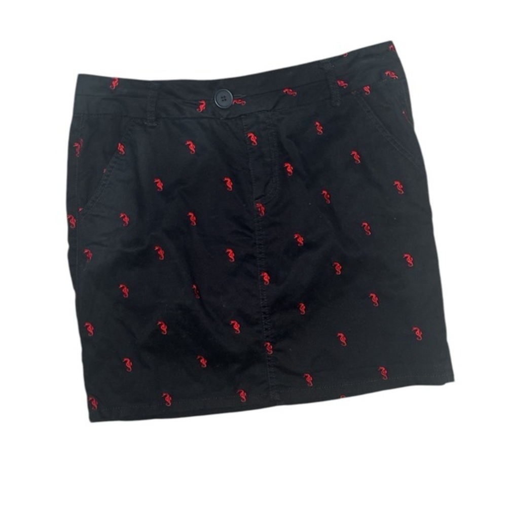 British Khaki Chino Embroidered Seahorse Women’s‎ Skirt